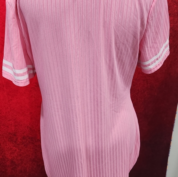 Shein curve pink and white collared bodycon dress pinup punk size 1x - Picture 7 of 11